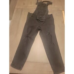 Overalls Maternity Pregnancy Utility Jeans Size 6‎ Short 36x23.5 Strech Waist